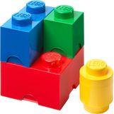 LEGO Opbergbox Brick, Set van 4 Stuks, Polypropyleen