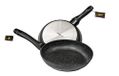 Vier 502-26 braadpan, gesmeed aluminium