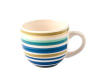 H&H Home Set van 8 theekopjes van aardewerk, 250 ml, vaatwasmachinebestendig en magnetronbestendig