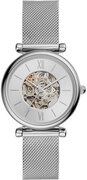 Fossil Carlie ME3176 Dameshorloge 35 mm - Zilverkleurig