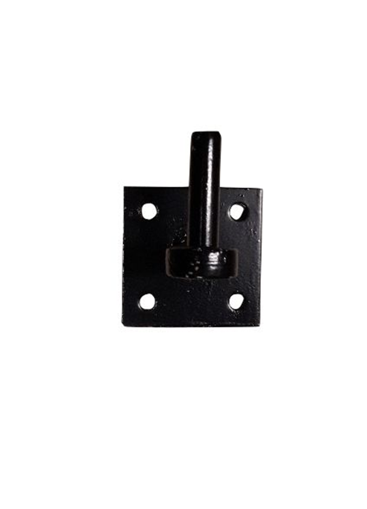 Waelbers Duim rond 19mm op plaat 10x10 zwart - 10 Stuk(s)