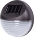 Éclairage LED solaire - 8x pièces - pour maison/mur/clôture - 11 cm - noir