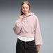 PUMA Essentials Cropped hoodie met ballonmouwen voor Dames, Roze, Maat XS