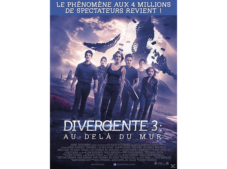 Divergente 3: Au-delà Du Mur - Blu-ray