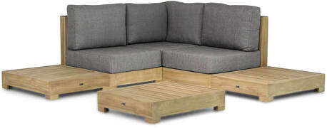 Santika Furniture Santika Levante platform loungeset 5-delig