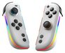 Nintendo Joysticks pour Nintendo Switch avec effet Hall et éclairage RVB, manette blanc