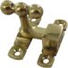 Bulk Hardware BH02587 Vitrineslot, Messing, Wit