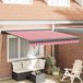 Maison Exclusive - Parasol manuel, 3 x 2,5 mètres, à rayures rouges et blanches
