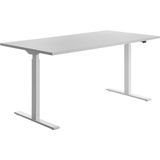 Topstar Zit-/sta-bureau, elektrisch hoogte-instelbaar, 160x80 cm, wit
