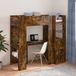 Maison Exclusive - Lit superposé avec bureau et étagères, fabriqué en chêne fumé
