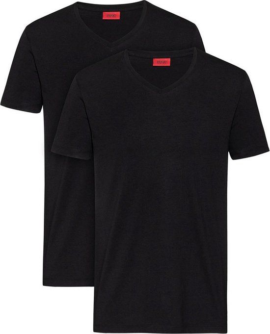 Hugo Boss 2-pack V-neck T-shirts - Black - Men's M - Stretch - Spring/Summer 2019