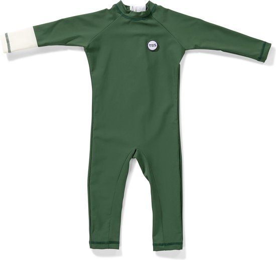 Tenue de Soleil UV-zwempak baby's Lou Summer Olive 56-62cm