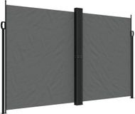 vidaXL Windscherm uittrekbaar 200x1000 cm antracietkleurig