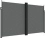 vidaXL Windscherm uittrekbaar 200x1000 cm antracietkleurig