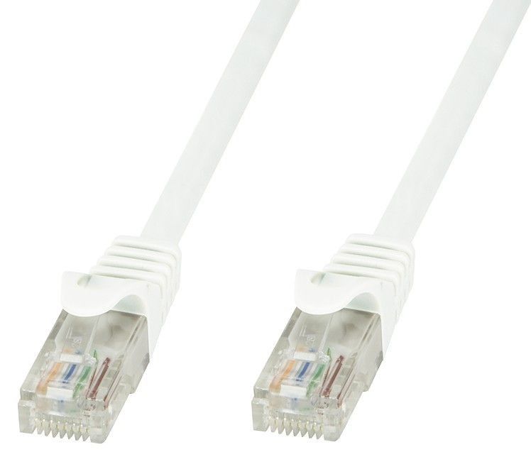 Techly ICOC U6-6U-015-WHT Netwerkkabel wit 1,5m