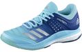 ADIDAS CRAZYFLIGHT X chaussures de volley-ball femme, bleu/argent, taille 41 1/3