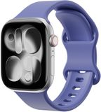 Selected by GSMpunt.nl SBG Siliconen Bandje Geschikt voor Apple Watch 1/2/3/4/5/6/7/8/9/10/11/SE - 38/40/41/42MM - Horlogebandje Lavender