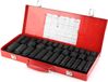 Bol 35-delige zeskantbit dopsleutelset voor 1/2 inch aandrijfslagmoersleutel - Diepe slagdoppenset met 6-punts punt