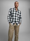 JACK&JONES JJEGINGHAM TWILL SHIRT L/S NOOS Heren - Maat L