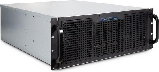 Inter-Tech 4U 40255 - Rack - Zwart, Grijs