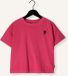 TUMBLE 'N DRY Rouen Deux T-shirt Roze Meisjes Katoen Ronde hals Effen - Maat 134/140