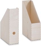 Zeller - Magazine Box, Birch, Wood, Brown