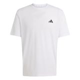 adidas heren Workout Essentials Feelready 3 Stripes Shirt, white/black, S