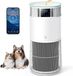 Purificateur d'air avec filtre HEPA, contrôlable via application, élimine 99,98 % des allergènes, CADR 463 m³/h