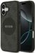Guess Case 4G Circle Classic Logo Voor iPhone 17 Magsafe Luxe Cover Zwart
