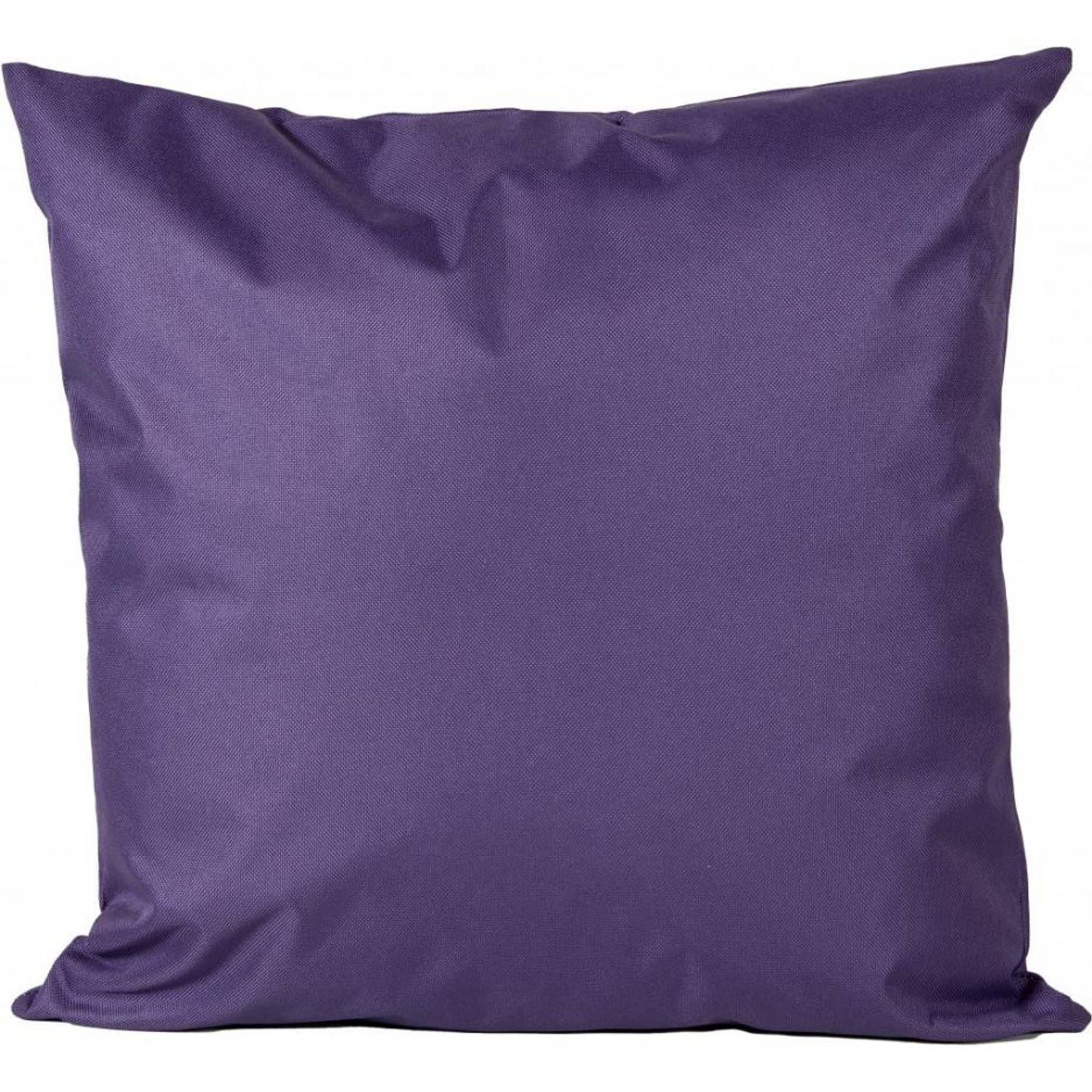 FMK2 Poolgear Buitenkussen Paars 45x45 cm - Katoen
