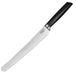 Lurch TANGO 230410 Broodmes met 23 cm golvend lemmet van corrosiebestendig 3CR14 roestvrij staal, zwart
