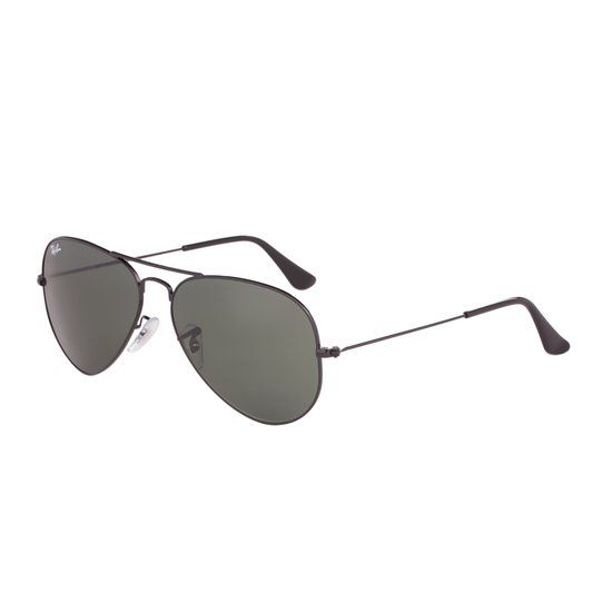 Ray-Ban RB3025 L2823 Aviator Zonnebril - Zwart - Groen - 58mm