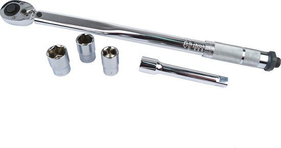 Brüder Mannesmann Momentsleutel 40-210 Nm 1/2" 5-delig