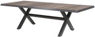 In And Outdoormatch Tafel - Eettafel - Rechthoek - Aluminium - Hout - 243x103x74cm