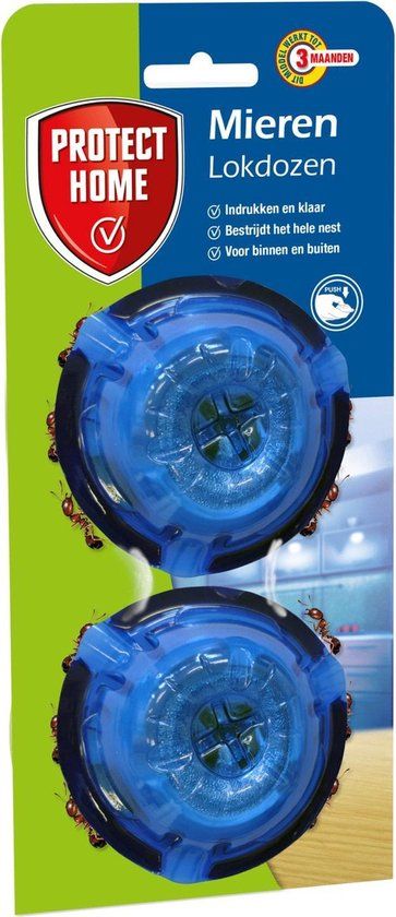 Protect Home Piron Pushbox Mierenlokdoos - 2 Stuks - Mieren Lokdoos - Bestrijdingsmiddel