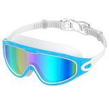 Ambienden Zwembril, uniseks, groot frame, HD-lens, duikbril voor volwassenen, anti-condens, uv-bescherming, professionele zwembril voor zwemmen, duiken