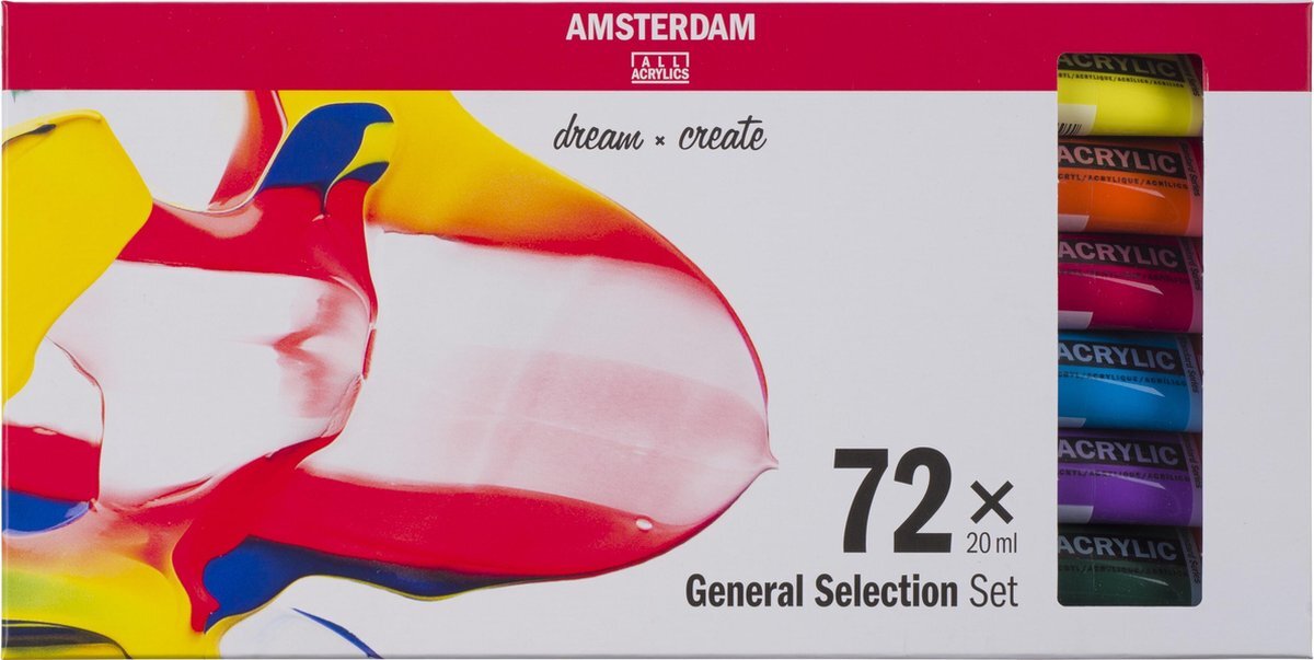 Amsterdam Standard Series Acrylics Algemene selectie Set 72 Ã— 20 ml