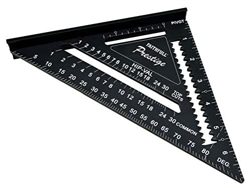 Faithfull CSQ7CNC Presitge Quick Square Zwart Aluminium 178mm (7in)