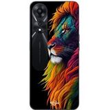 Maniacase Etui Oppo A78 5G Leeuw Majestic Gekleurde