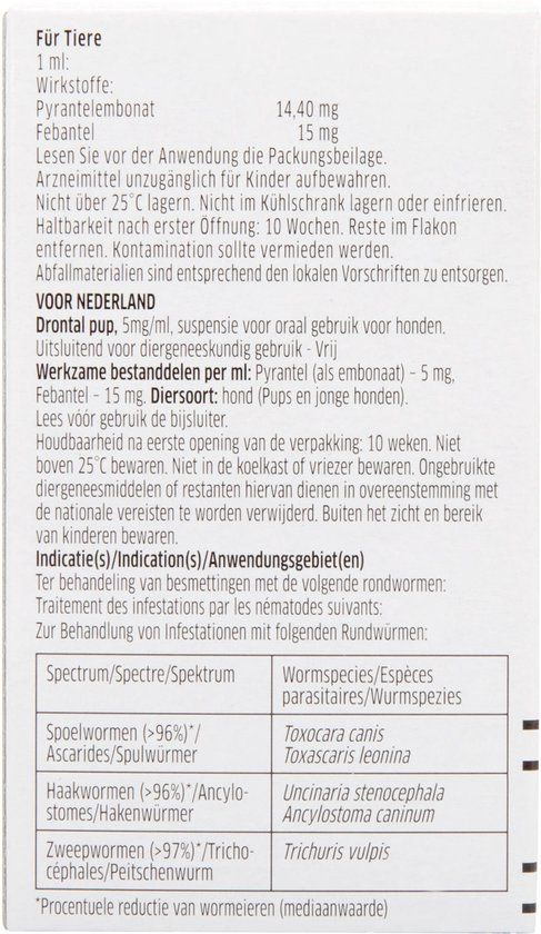 Drontal Pup - 50 ml