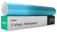 CRICUT Koud geactiveerd kleurwisselend vinyl (permanent) | lichtblauw <-> turkoois | 30,5cm x 61cm (12" x 24") | Zelfklevende vinylrol | voor alle snijmachines