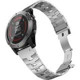 Strap-it Garmin Bracelet titane D2 Delta PX (argent)
