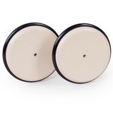 babybay Rollenset met rubberen coating voor leertoren Littlefoot, beige gelakt