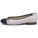 ARA Sardinia ballerina's voor dames, Zwart/Wit, 37 EU