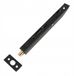 AMIG Schuifdeur zwart 162x17mm met slotplaat - Staal