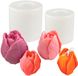 Ibenzoa® Moules créatives en silicone pour bougies et savons en forme de fleur - Lot de 2 pièces
