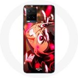 Maniacase Étui pour Vivo Y21s 2021 / Y21 2021 Tanjiro Demon Slayer Kimetsu no Yaiba en colère