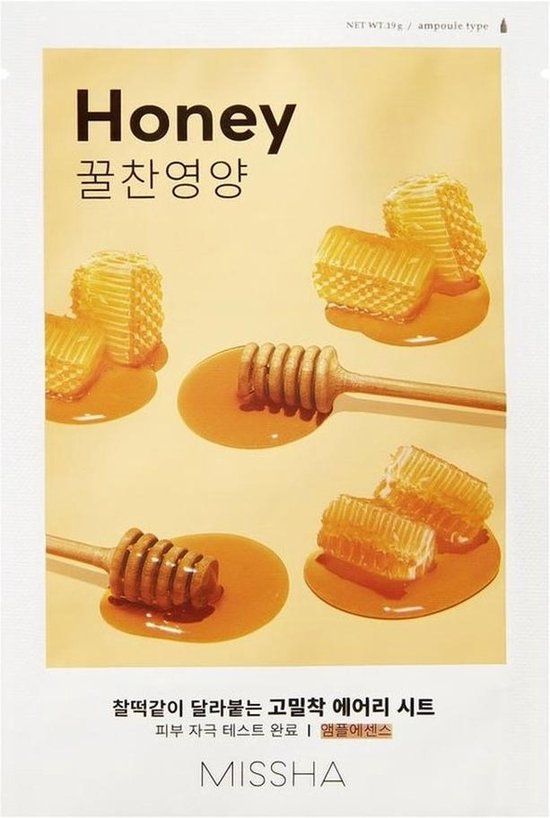Missha Airy Fit Sheet Mask (Honey) Gezichtsmasker
