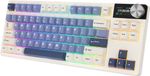 RK ROYAL KLUDGE S85 - Clavier mécanique à 85 touches - Sans fil tri-mode - Écran couleur TFT
