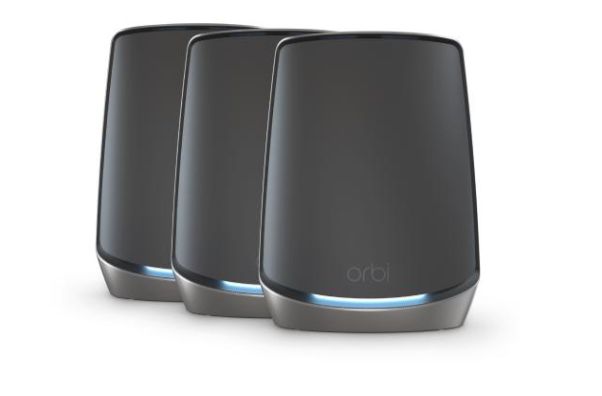 NETGEAR Orbi 860 AX6000 WiFi System - Mesh WiFi - Tri-Band - 3-Pack - Black